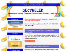 Tablet Screenshot of decybelek.pl